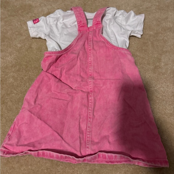 My Little Pony White Tee with Pink Label & Overall Dress - Picture 6 of 6